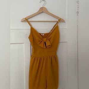 Burnt yellow romper